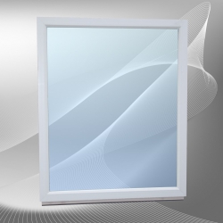 Окно ПВХ 600*900, глухое, стеклопакет двухкамерный - Наши окна - магазин готовых пластиковых окон и дверей