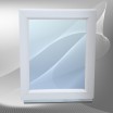 Окно KBE-76 глухое, стеклопакет 40 мм двухкамерный 600*600 - Наши окна - магазин готовых пластиковых окон и дверей