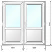 Дверь входная 2000*2040 - Наши окна - магазин готовых пластиковых окон и дверей