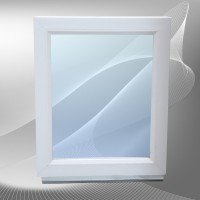 Окно Rehau ПВХ глухое однокамерное 700*1000 - Наши окна - магазин готовых пластиковых окон и дверей