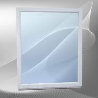 Окно ПВХ глухое однокамерное 700*1200 - Наши окна - магазин готовых пластиковых окон и дверей