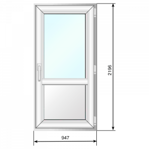 Дверь входная 947*2196 - Наши окна - магазин готовых пластиковых окон и дверей