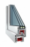 Окно ПВХ 548*2200, глухое, двухкамерный стеклопакет - Наши окна - магазин готовых пластиковых окон и дверей